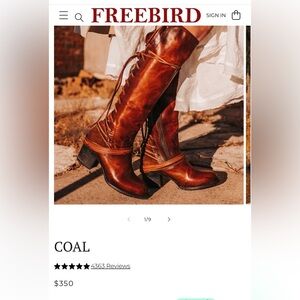 Free Bird Coal Cognac Boots